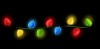 dessin de guirlande lumineuse de noel