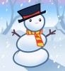 dessin de bonhomme de neige de noel