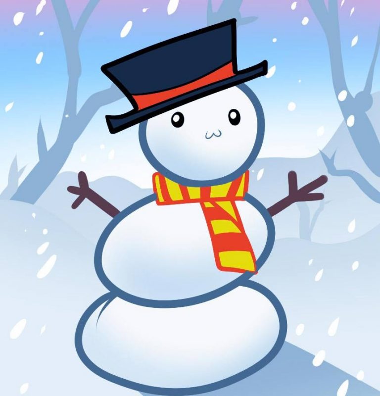 Comment Dessiner Un Bonhomme De Neige Dessin de bonhomme de neige facile – AlloDessin